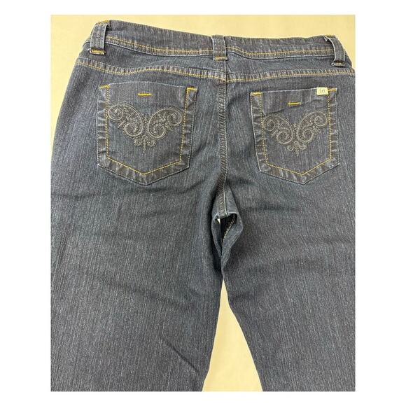 Vintage Y2K Low-Rise Jeans Flare Butterflies L.e.i. Ashley Trouble Size 11 - Picture 3 of 10